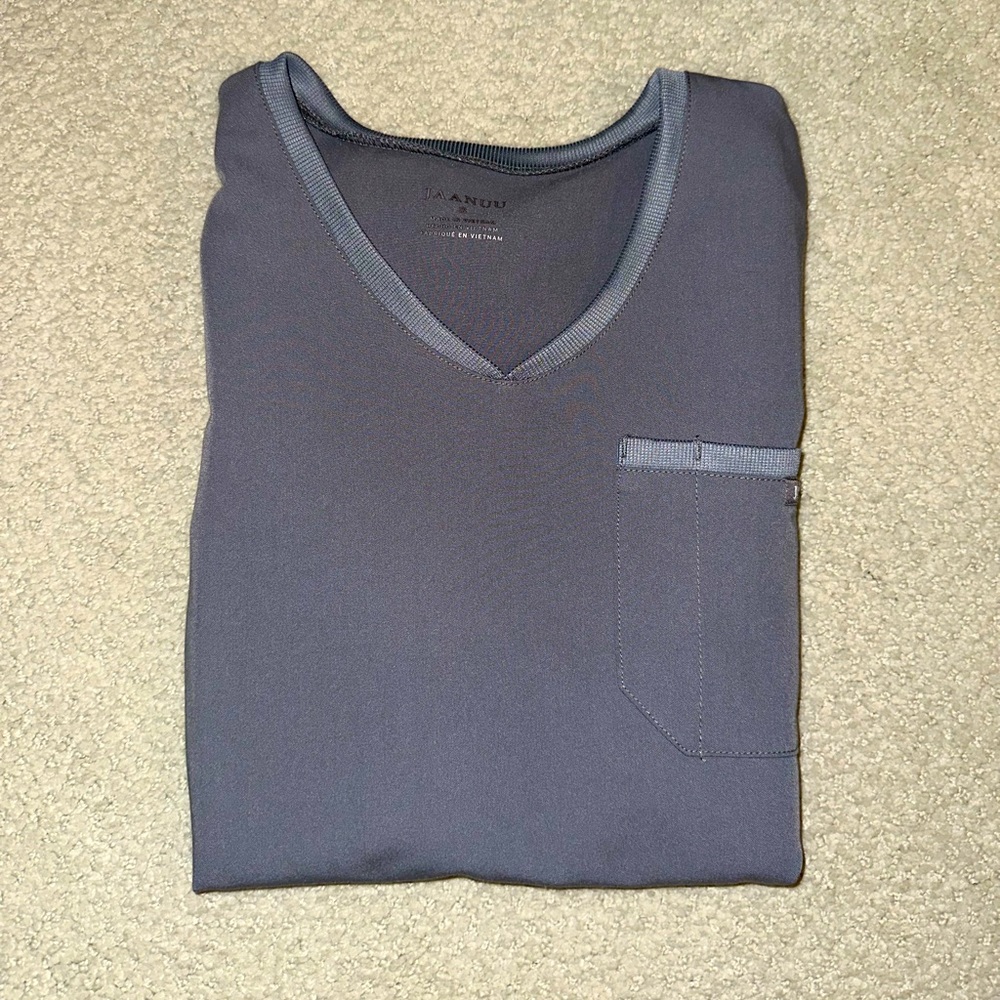 Jaanuu Heather Grey Scrub Set